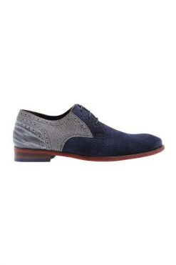 Floris Van Bommel Nette Schoenen Veterschoen Blue