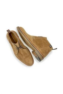 Nette Schoenen Floris Van Bommel Veter Boots Beige