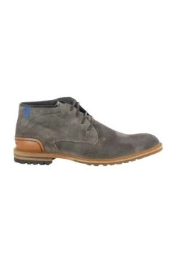 Floris Van Bommel Nette Schoenen Laced Shoes Gray