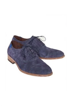 Floris Van Bommel Nette Schoenen Suede Shoes Purple