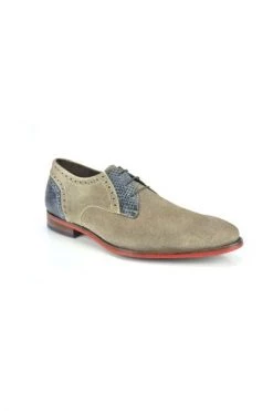 Floris Van Bommel Nette Schoenen Lace Shoes Gray