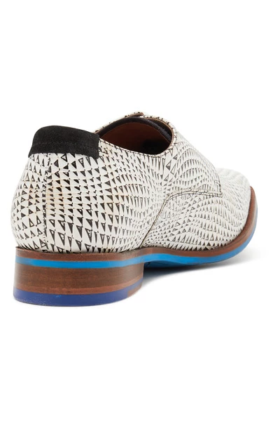 Floris Van Bommel Nette Schoenen Lace -up In White With Print White